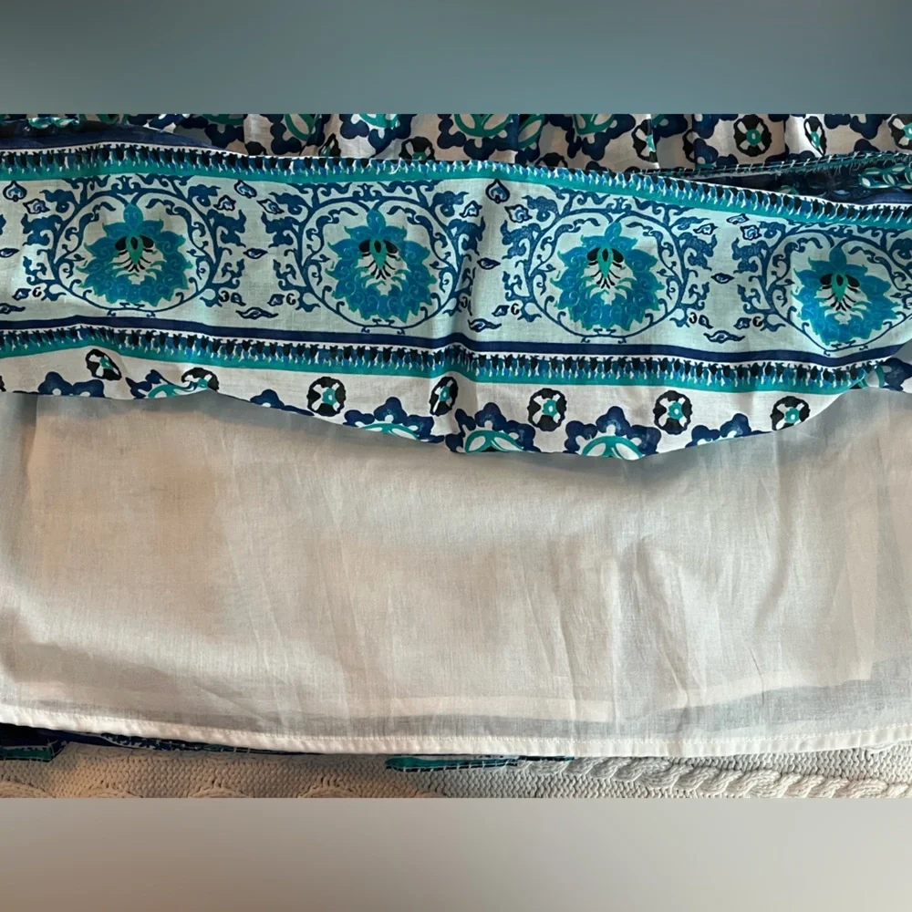 Lucky Brand Floral Maxi Dress with Ruffle Straps Women’s Size Small - Picture 16 of 16